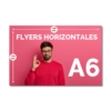 Flyers A6 orientación horizontal