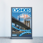 Diseño de cartel para el escaparate de Dyshoes - Diseño gráfico en Toledo