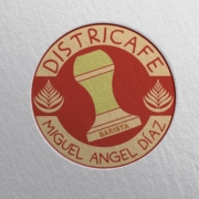 Diseño de logotipo para Districafé - Diseño gráfico en Toledo
