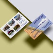 Diseño e impresión de tarjetas de visita para Decotoldo - Diseño gráfico en Toledo