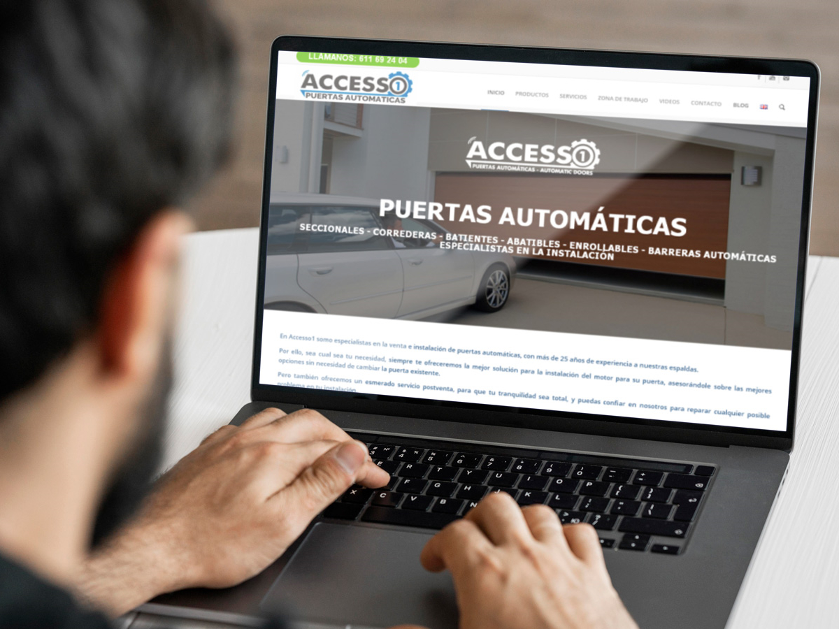 Diseño de página web para Accesso 10 - Diseño web en Toledo