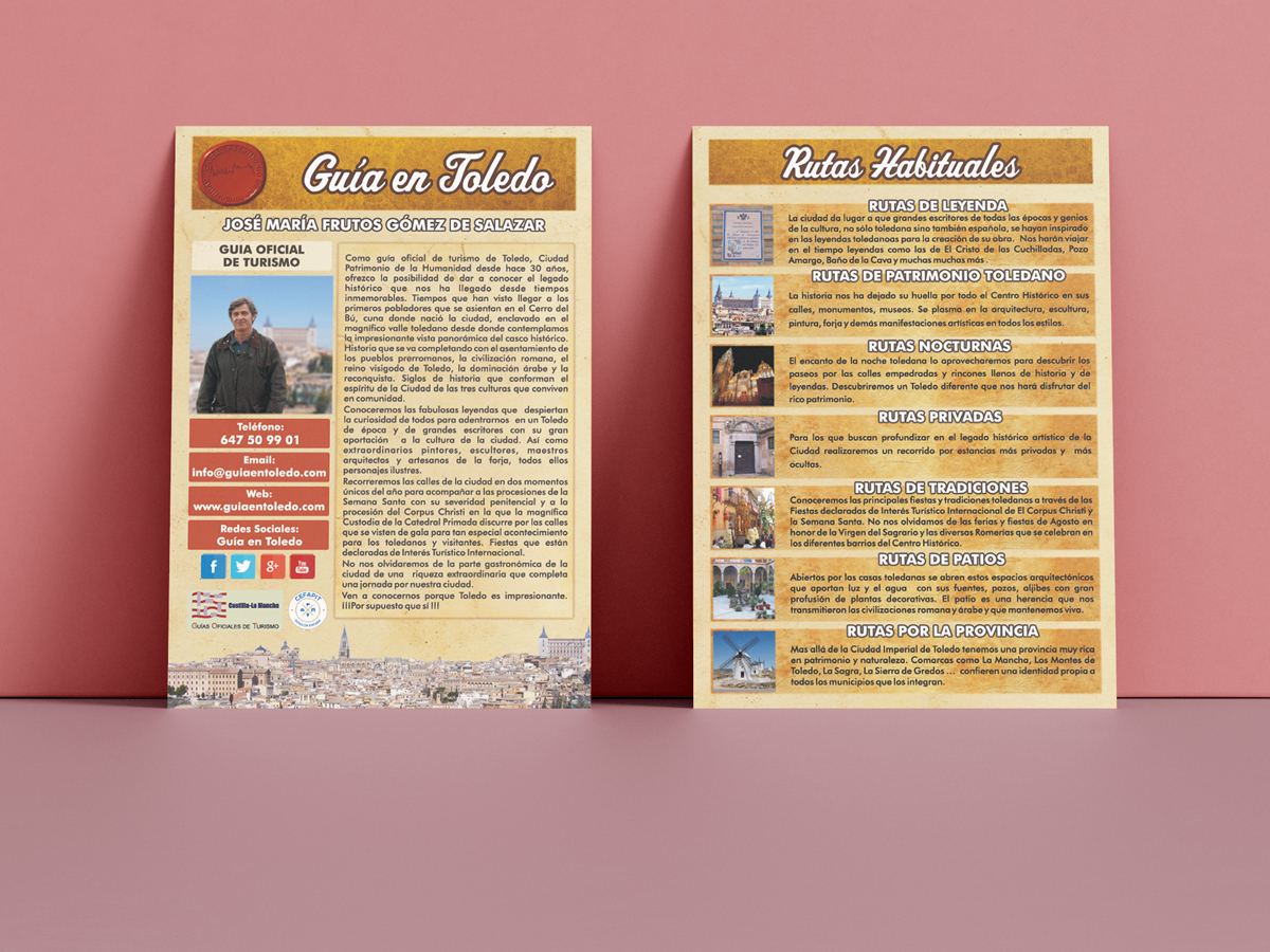 Diseño e Impresión de Flyers para Guía en Toledo - Diseño Gráfico en Toledo