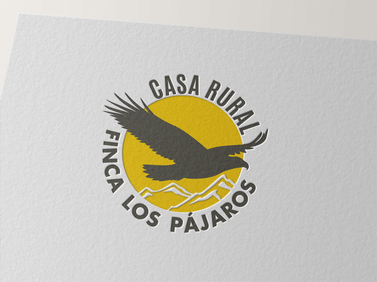 Diseño de logotipo para Casa Rural Finca los Pájaros - Diseño gráfico en Toledo