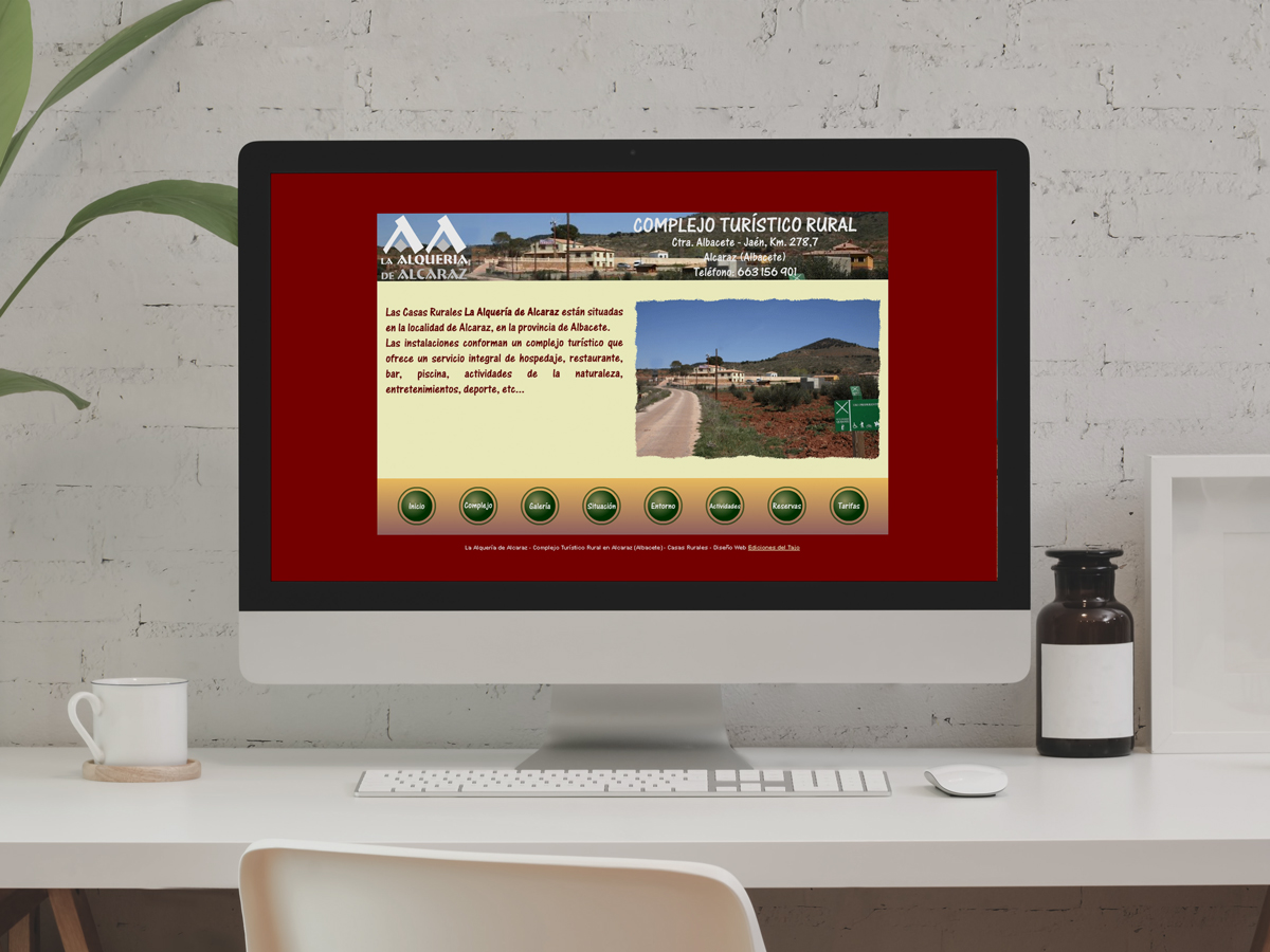 Diseño de página web para La Alquería de Alcaraz - Diseño web en Toledo