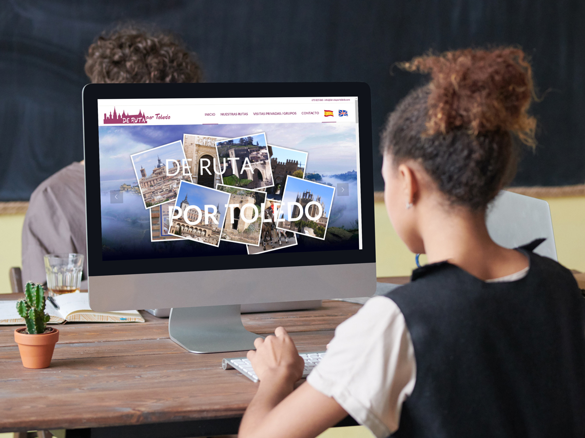 Diseño de página web para De Ruta por Toledo - Diseño web en Toledo