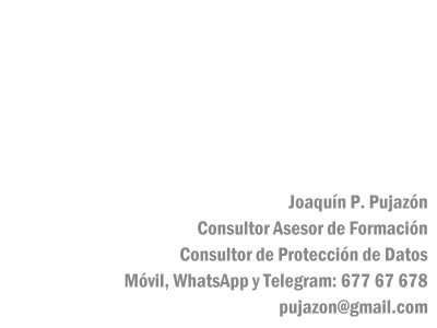 Joaquín Pujazón - Consultor de Protección de Datos