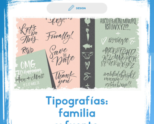 Tipografías: familia y fuente